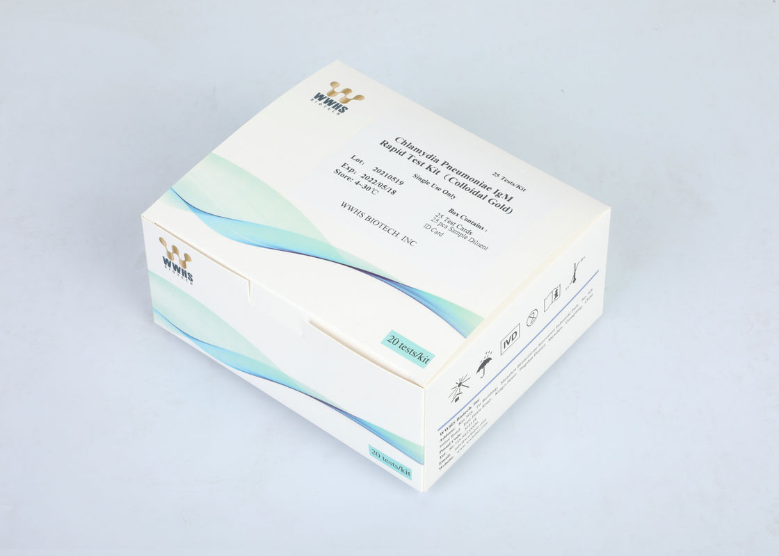 Набор IFA теста системы IVD Immunoassay C.Pneumonia быстрый и коллоидная кассета реагента диагностики WWHS золота